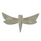 Silver Dragonfly Iron Cabinet Handles